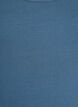 Haut basic uni en coton, Gris bleut&eacute;, Packshot image number 2