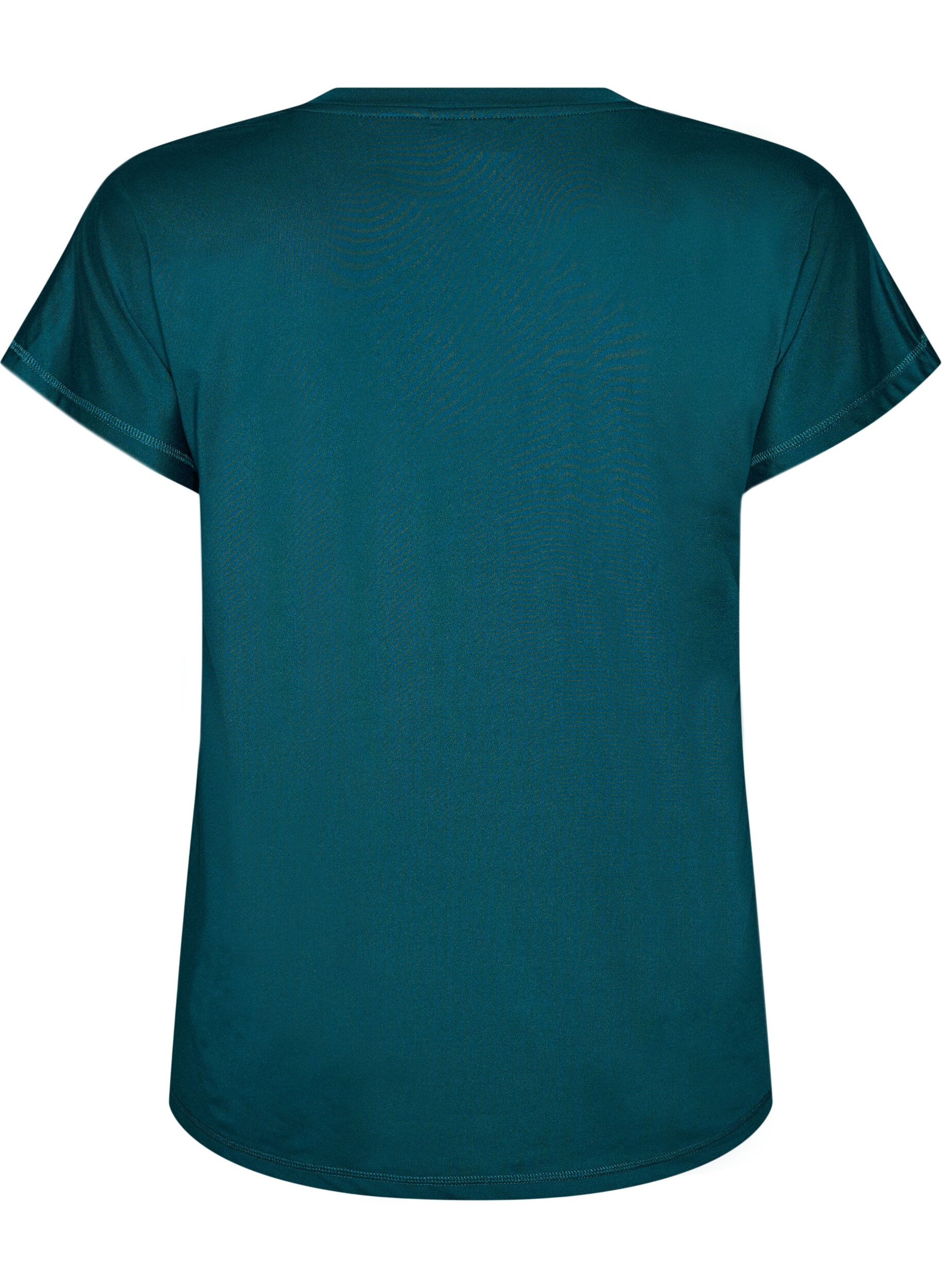 ZizziT-shirt d&rsquo;entra&icirc;nement ample avec col en V, Vert fonc&eacute;, Packshot image number 1