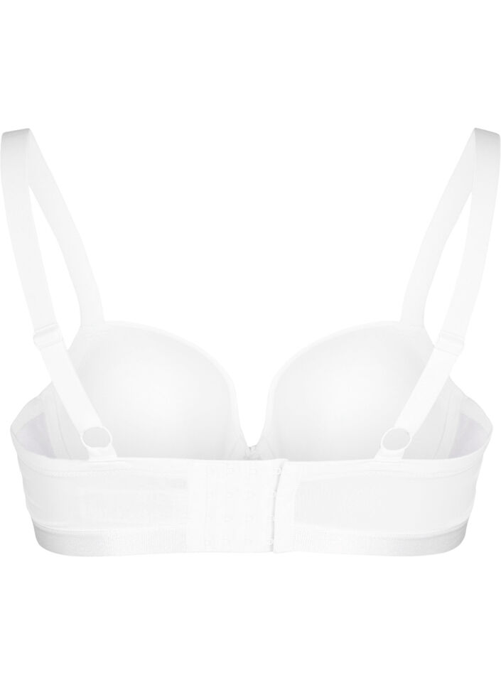 Soutien-gorge moul&eacute; avec r&eacute;sille, Blanc, Packshot image number 1