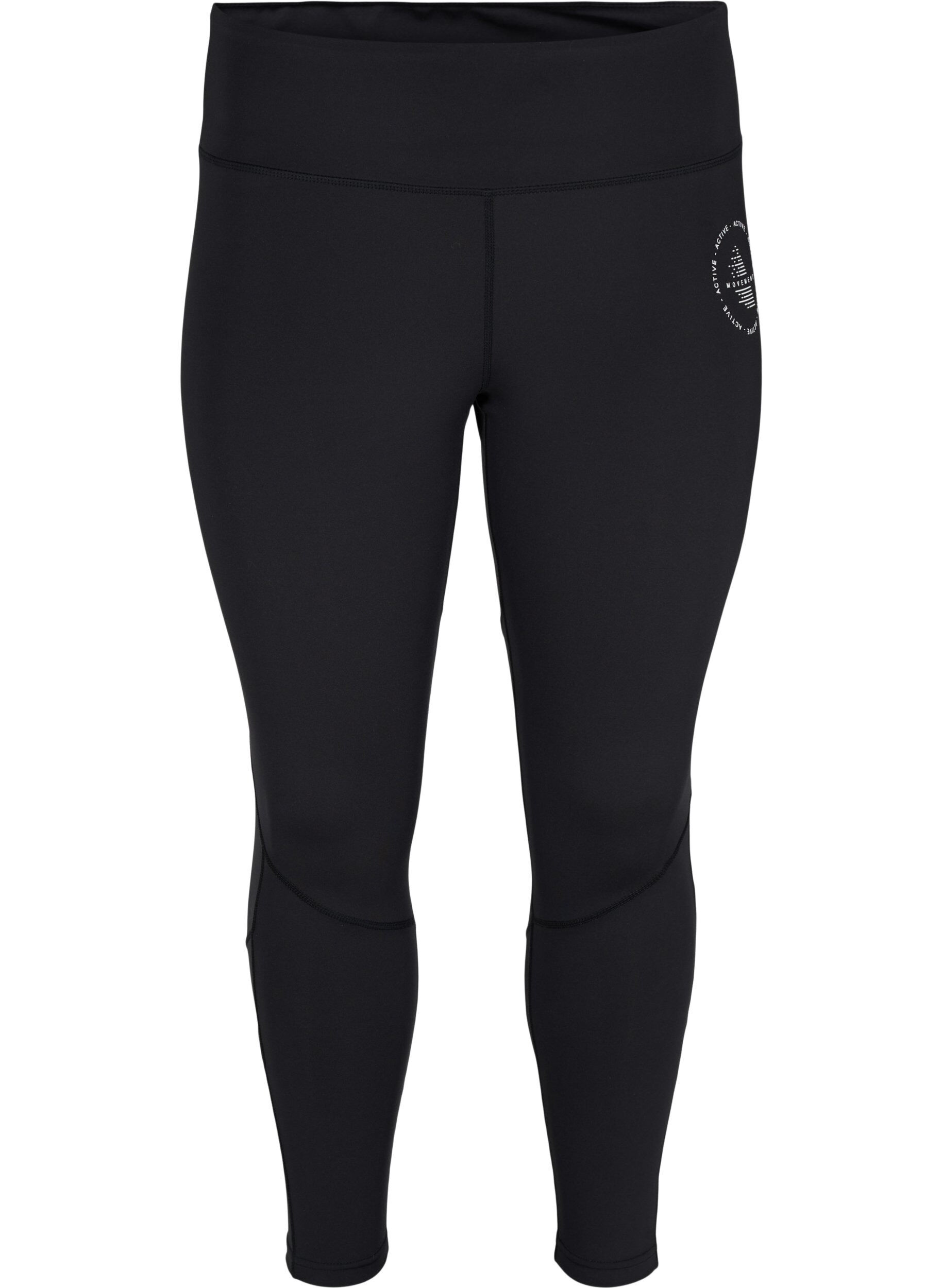 Zizzi Leggings de gym de couleur unie, Black, Packshot image number 0