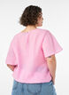 Blouse coupe ballon avec manches papillon, Rose, Model image number 2