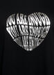 T-shirt imprim&eacute;, Noir, Packshot image number 2