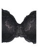 Soutien-gorge matelassé en dentelle avec armature, Black, Packshot image number 2