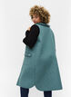 Gilet long matelassé avec col et volants, Sagebrush Green, Model image number 1