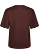 T-shirt avec strass et col rond, Marron, Packshot image number 1
