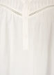 Blouse en viscose avec nervures et effet ballon, Vanille, Packshot image number 2
