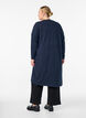 Cardigan long ouvert avec poches, Bleu, Model image number 1