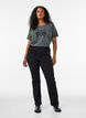 T-shirt imprim&eacute;, Vert, Model image number 1