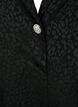 Blazer jacquard ton sur ton en viscose, Black, Packshot image number 2