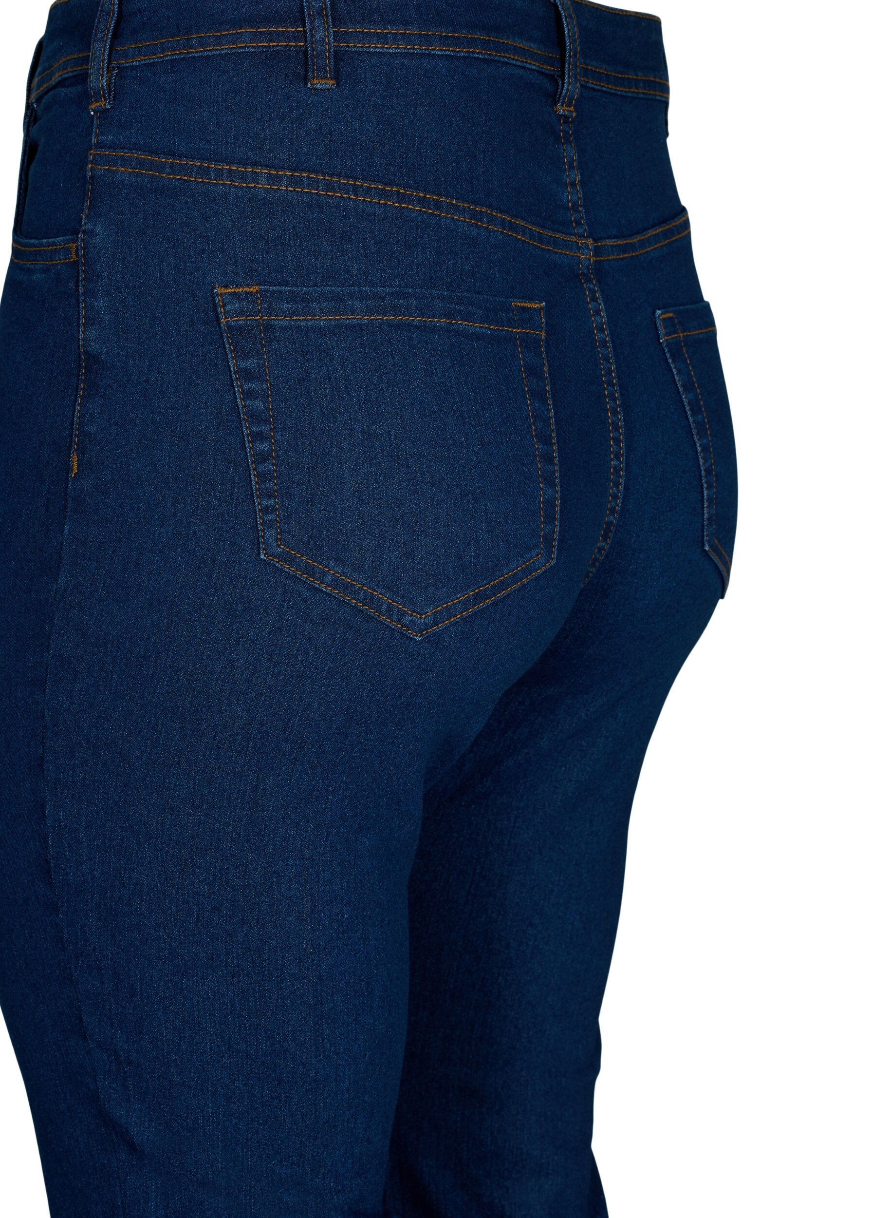 ZizziJean taille haute avec coupe bootcut, Bleu, Packshot image number 3