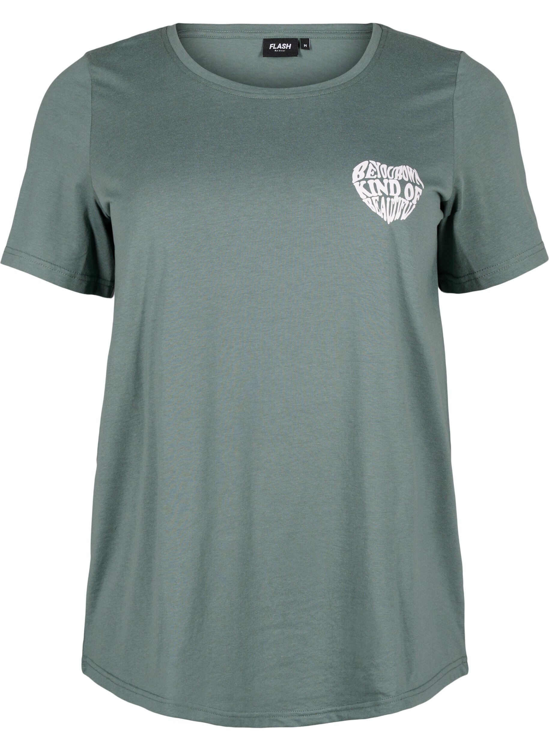 Zizzi FLASH &ndash; T-shirt imprim&eacute;, Balsam G. Beautiful, Packshot image number 0