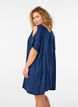 Robe de plage en viscose avec d&eacute;tail aux &eacute;paules, Bleu, Model image number 2