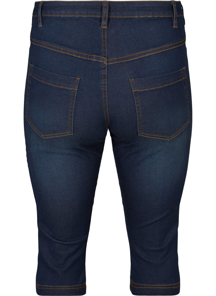 Jean coupe slim Emily capri, Bleu, Packshot image number 1