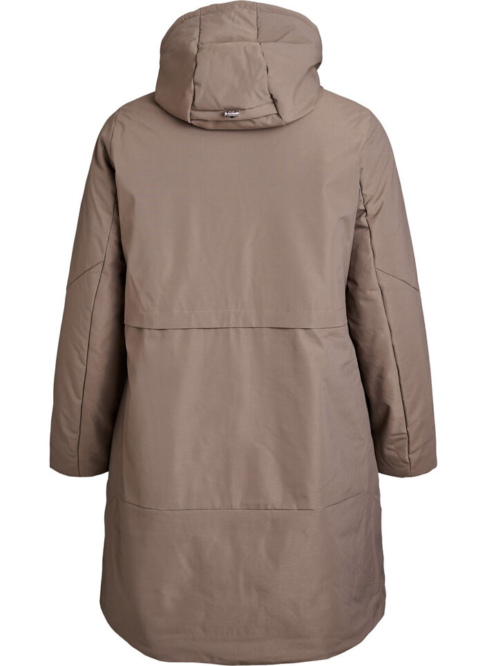 Veste d'hiver avec taille ajustable, Marron, Packshot image number 1