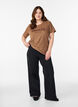 T-shirt imprim&eacute;, Marron, Model image number 1