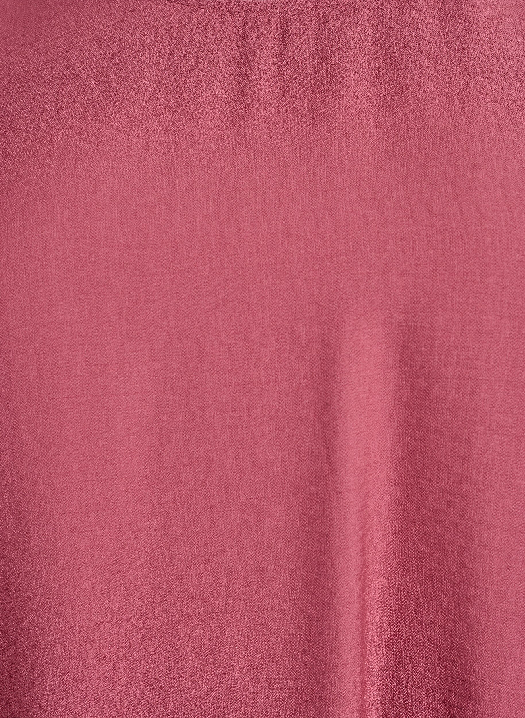 Zizzi Blouse en viscose &agrave; manches longues, Rose, Packshot image number 2