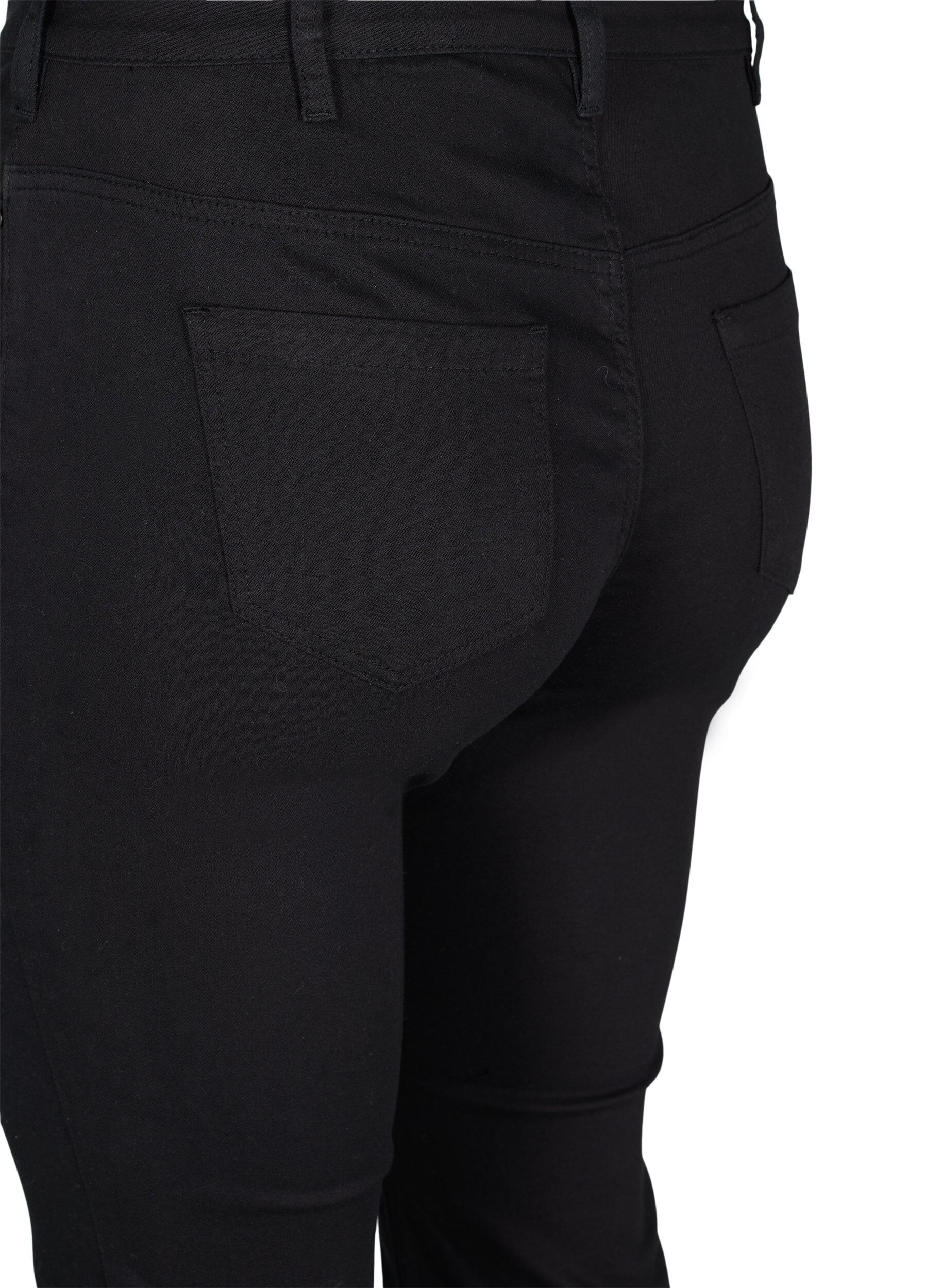 Zizzi Jean bootcut Ellen taille haute, Black, Packshot image number 3