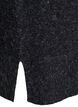 Robe courte en maille avec ourlet ondul&eacute; et fentes, Gris anthracite, Packshot image number 3