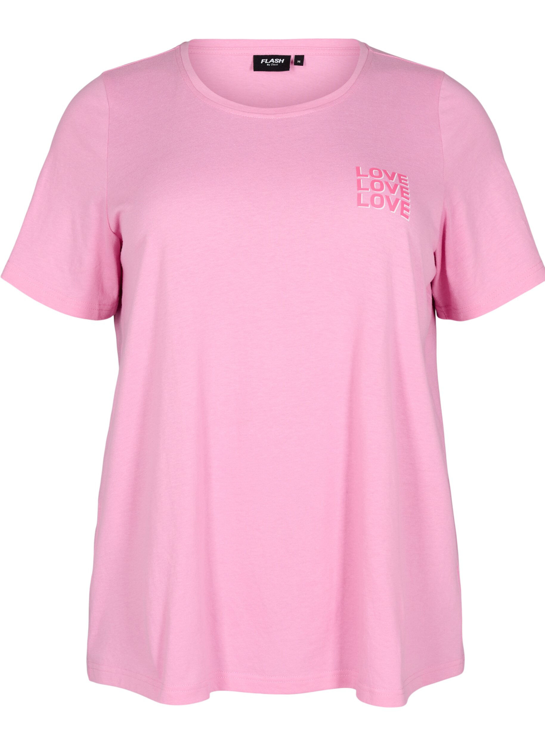 Zizzi FLASH &ndash; T-shirt avec motif, Rose, Packshot image number 0