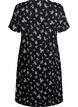 Robe &agrave; manches courtes avec col en V, Noir, Packshot image number 1