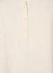 Tunique de couleur unie avec encolure en V et boutons, Warm Off-white, Packshot image number 2