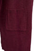 Cardigan en tricot c&ocirc;tel&eacute; avec poches, Bordeaux fonc&eacute;, Packshot image number 2