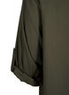 Robe chemise en viscose avec capuche et manches 3/4, Thyme, Packshot image number 3