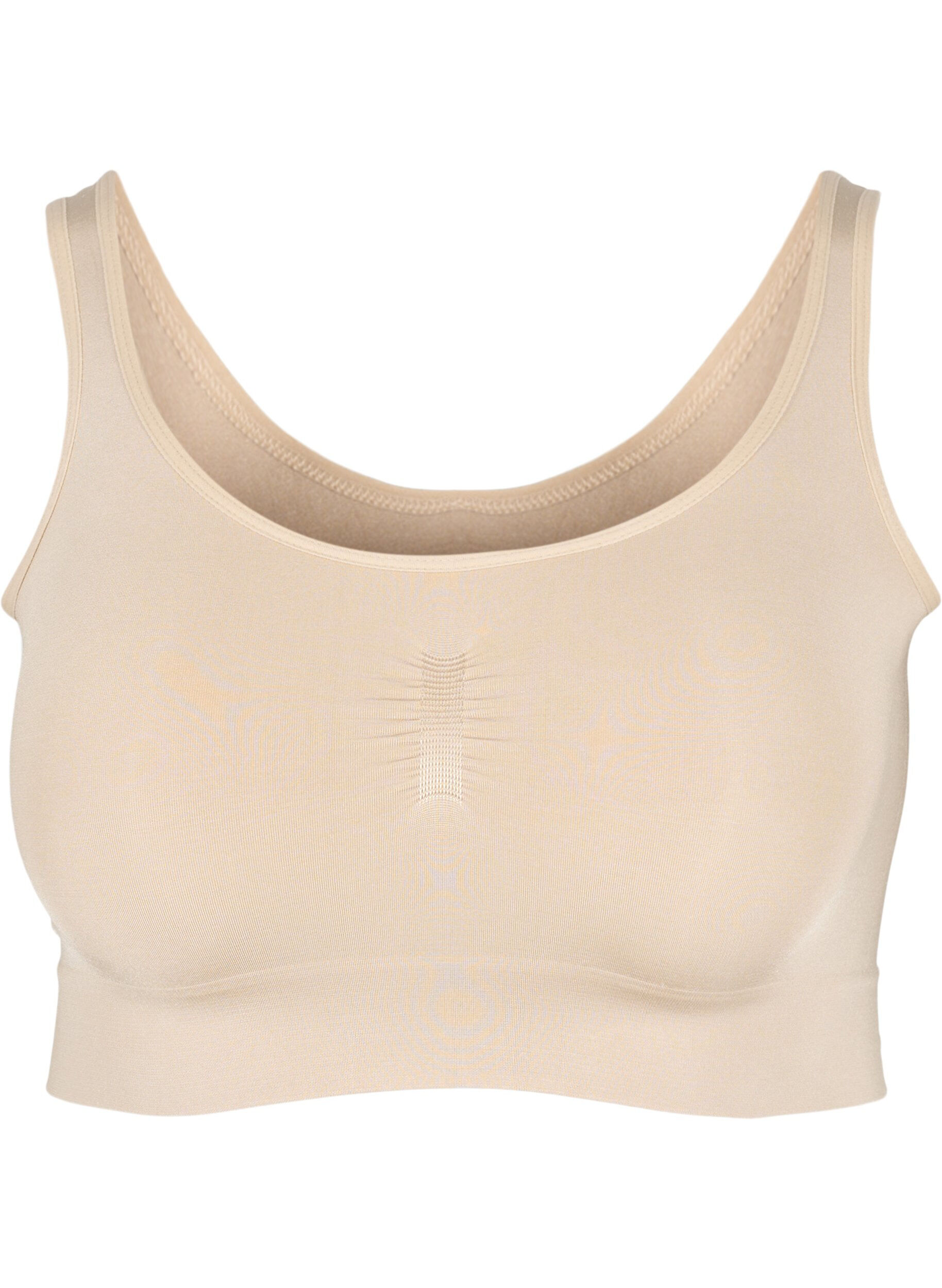 Zizzi Soutien-gorge souple sans rembourrage, Beige, Packshot image number 0