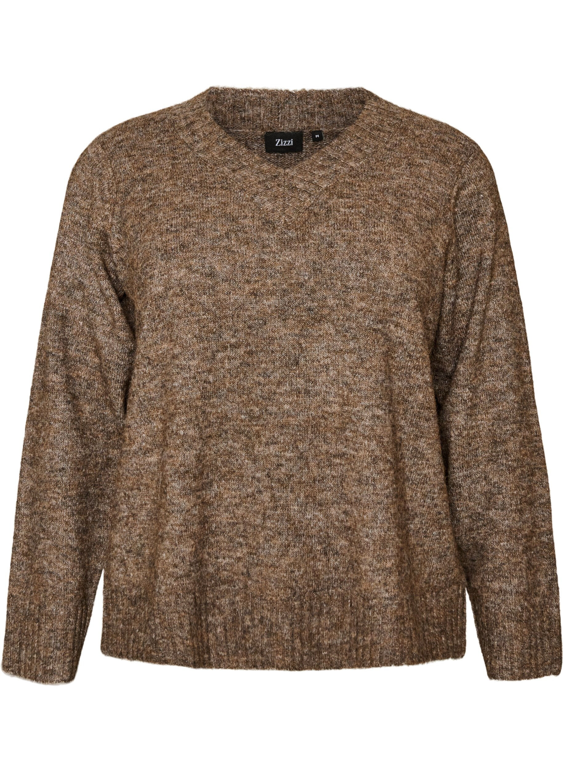 ZizziPull col V, Marron, Packshot image number 0
