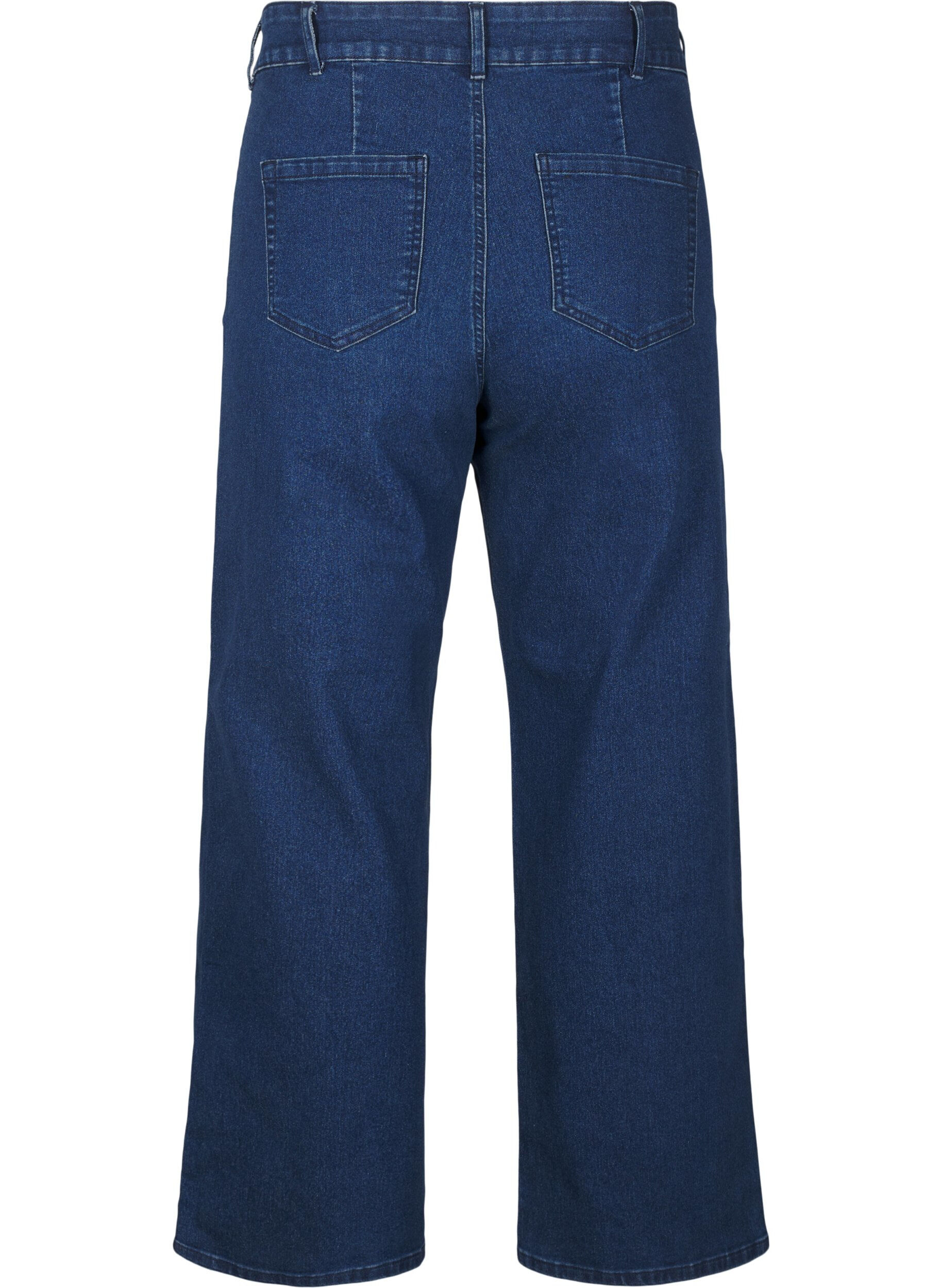 Zizzi FLASH - Jean large, Bleu, Packshot image number 1