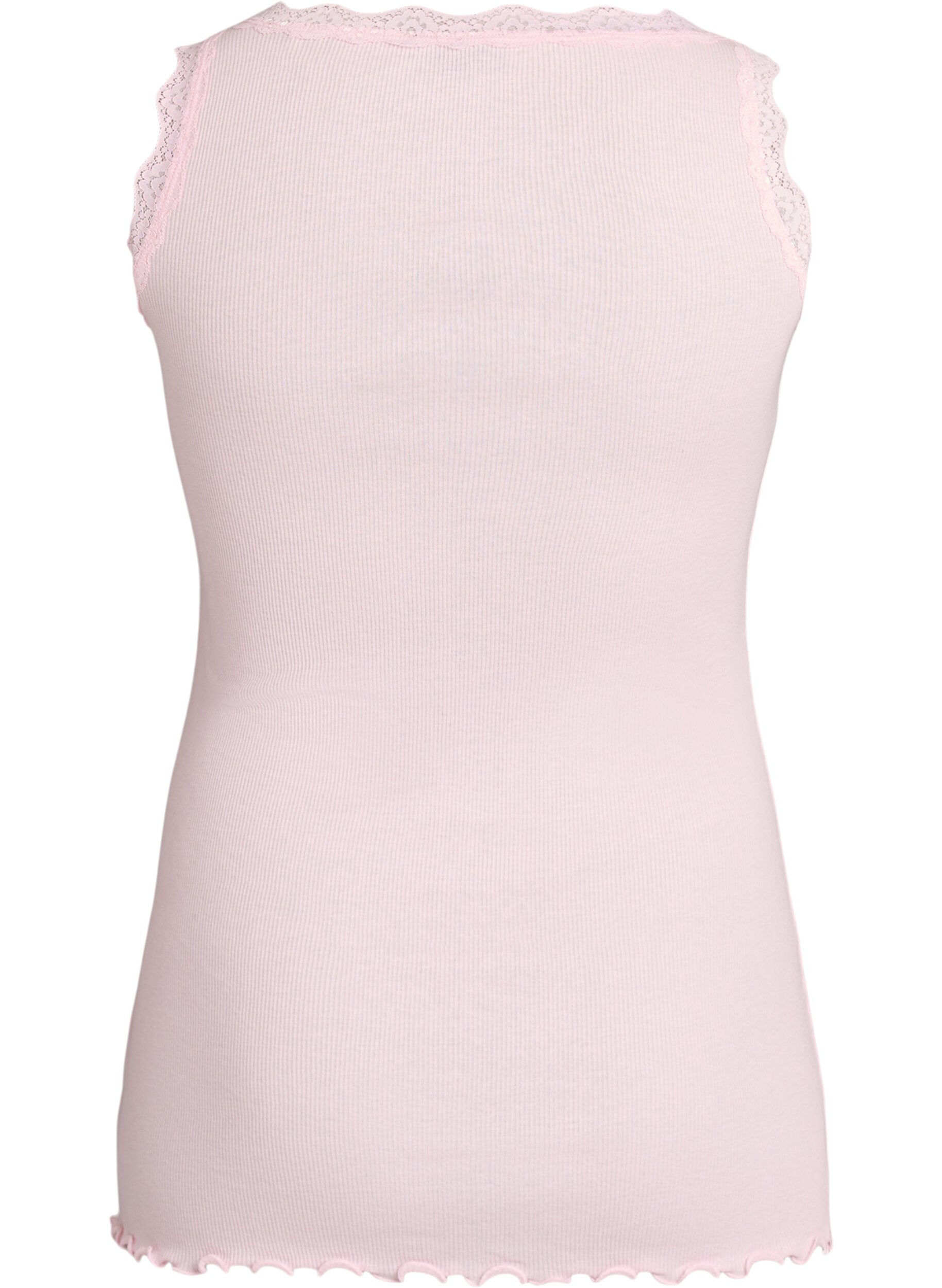 ZizziHaut avec bordure en dentelle, Rose, Packshot image number 1