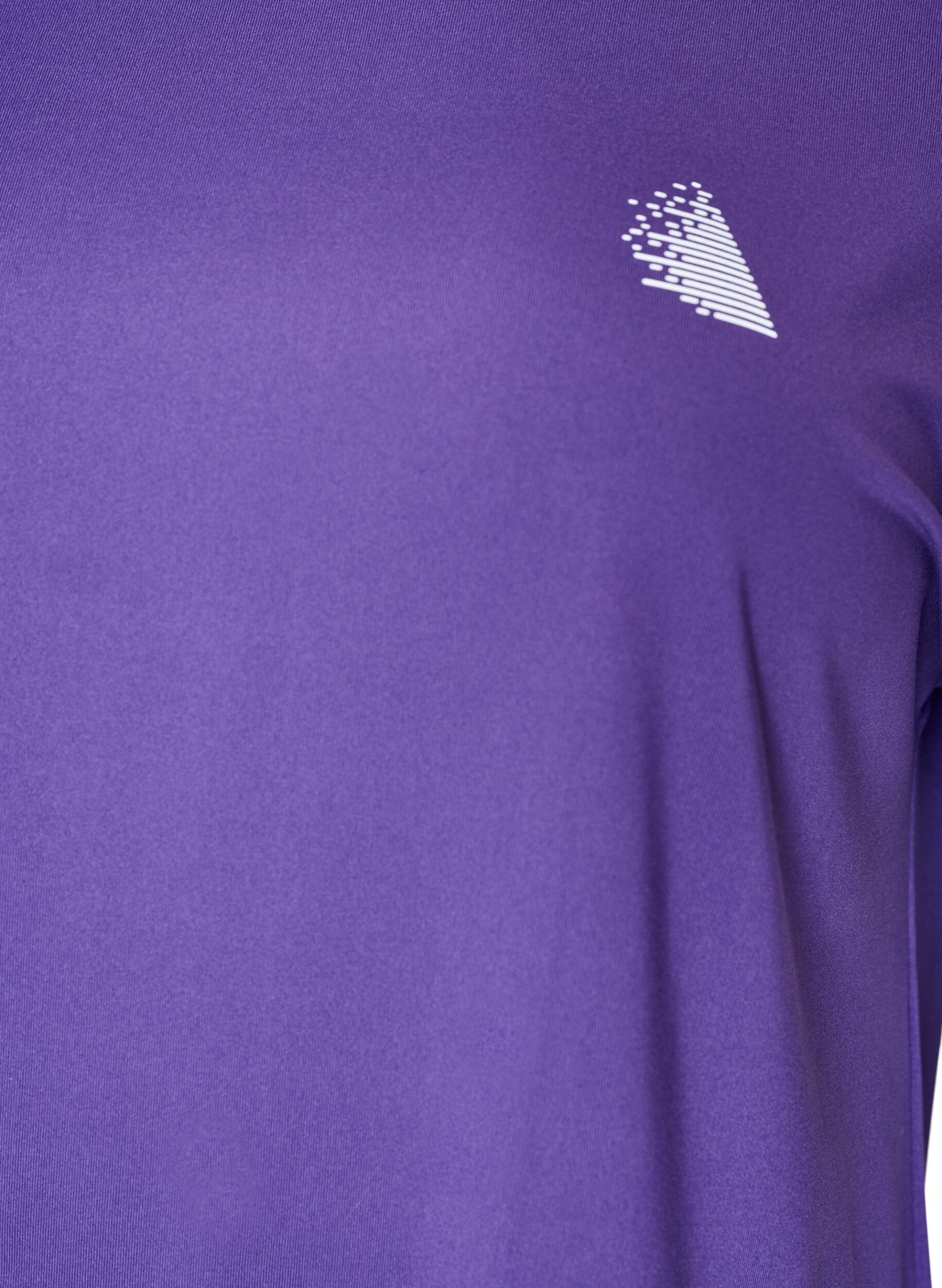 ZizziT-shirt de sport couleur unie, Violet, Packshot image number 2