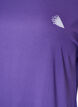 T-shirt de sport couleur unie, Violet, Packshot image number 2