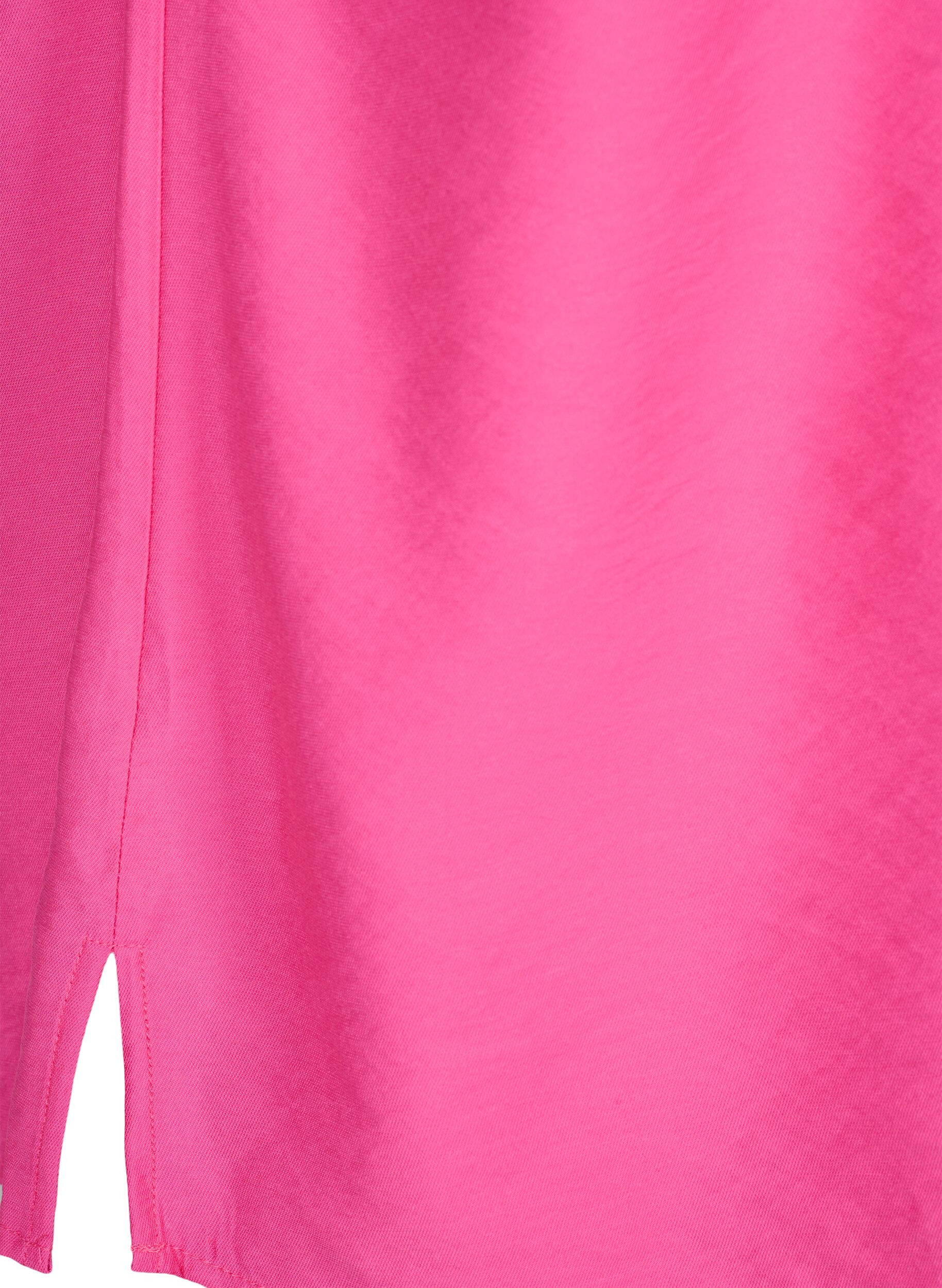 Zizzi blouse &agrave; une &eacute;paule en viscose, Rose, Packshot image number 3