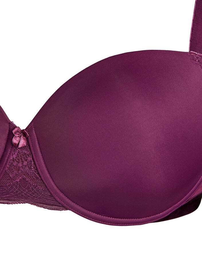 Soutien-gorge moulé avec maille, Violet, Packshot
