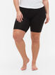 Short cycliste en viscose (lot de 2), Noir, Model image number 3