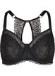 Soutien-gorge à armatures avec dentelle, Black, Packshot image number 0