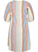 Robe en coton ray&eacute;e avec forme en trap&egrave;ze, Multi Stripe, Packshot image number 1