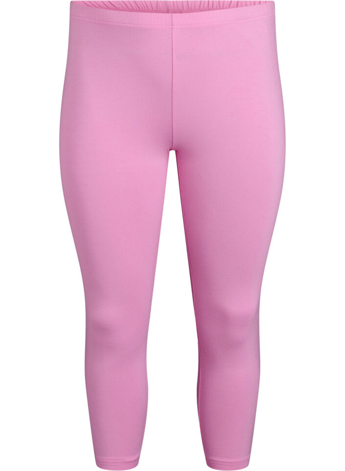 Leggings 3/4 basiques en viscose, Rose, Packshot image number 0