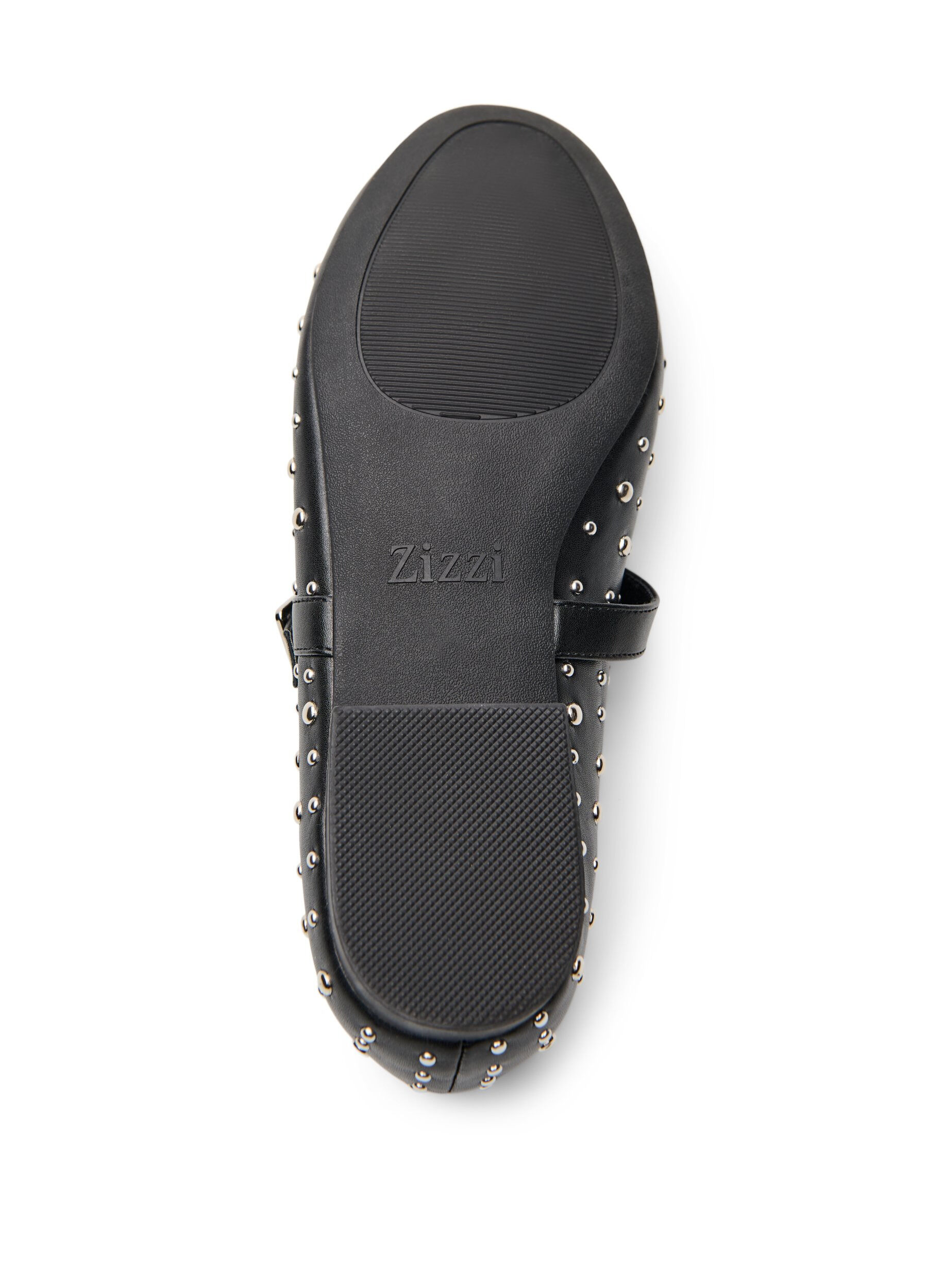 Zizzi Ballerines &agrave; clous, Noir, Packshot image number 5