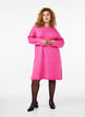 Robe en tricot avec des fentes, Raspberry Rose Mel., Model image number 2