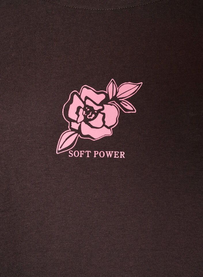T-shirt imprim&eacute;, Marron, Packshot image number 2