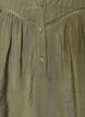 Blouse en viscose avec nervures et effet ballon, Vert Kaki, Packshot image number 2