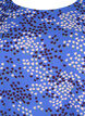 FLASH - Blouse à manches longues avec imprimé et smock, Dazzling Blue AOP, Packshot image number 2