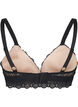 Bralette avec dentelle et rembourrage doux, Noir, Packshot image number 1