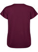 Loose training t-shirt with V-neck, Violet, Packshot image number 1