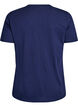 T-shirt basique en coton &agrave; col rond, Bleu, Packshot image number 1