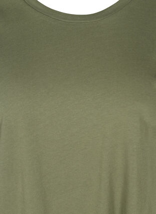 T-shirt en coton avec boutons, Thyme, Packshot image number 2