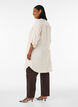 Chemise longue en lin et viscose, Beige, Model image number 2