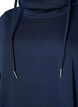 Sweat &agrave; col montant et poches, Bleu, Packshot image number 2